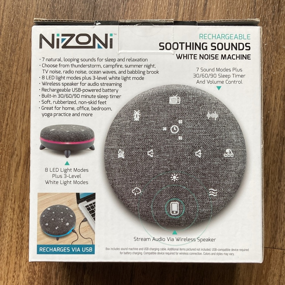 Nixon I Soothing Sounds White Noise Machine